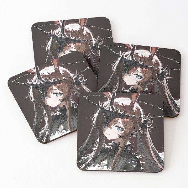 Item preview, Amiya Arknights Prelude Dawn Dark Gothic Bunny Queen designed and sold by Spraykart.
