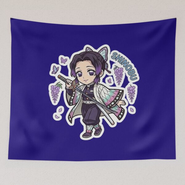 Item preview, Shinobu Kocho Chibi Sticker Pack Anime Art designed and sold by Innova_Creations.