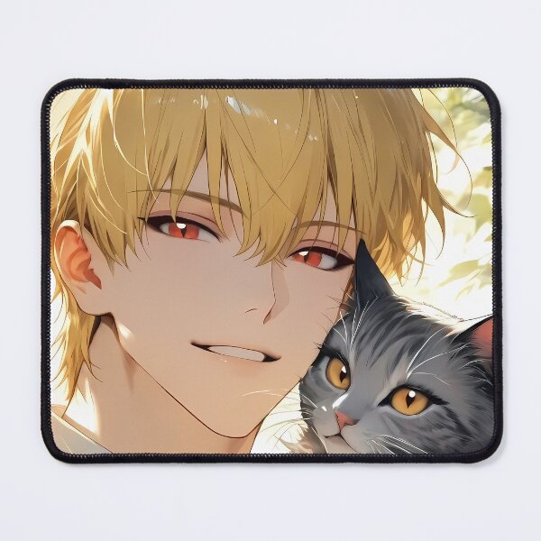Item preview, Gilgamesh Fate Stay Night Cat Companion Golden Light designed and sold by Spraykart.