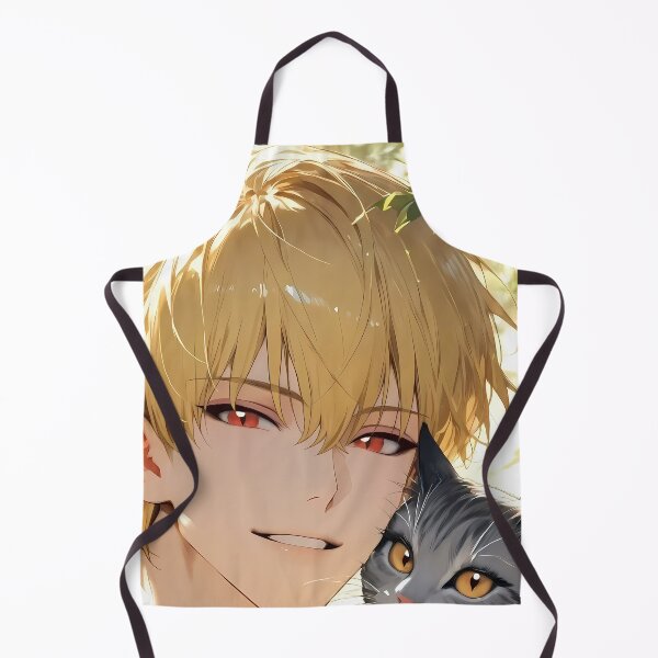 Item preview, Gilgamesh Fate Stay Night Cat Companion Golden Light designed and sold by Spraykart.