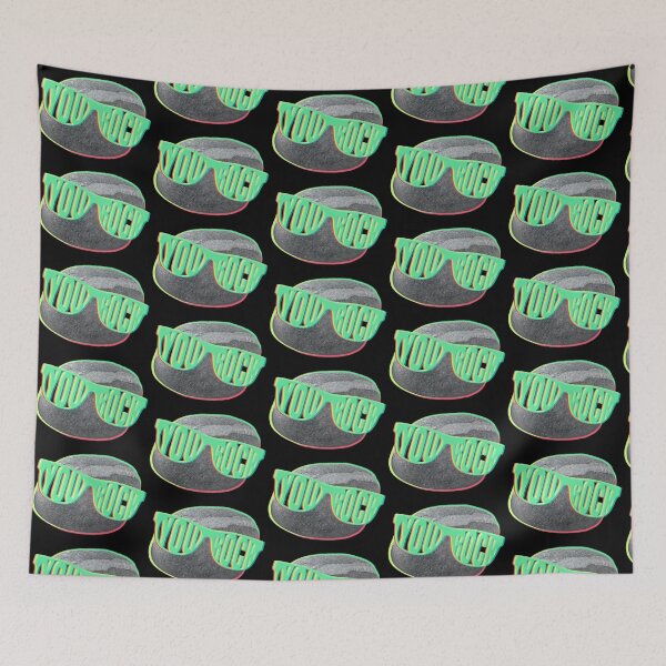 Item preview, The "You Rock" Rock - wearing sunglasses designed and sold by NonDecafArt.