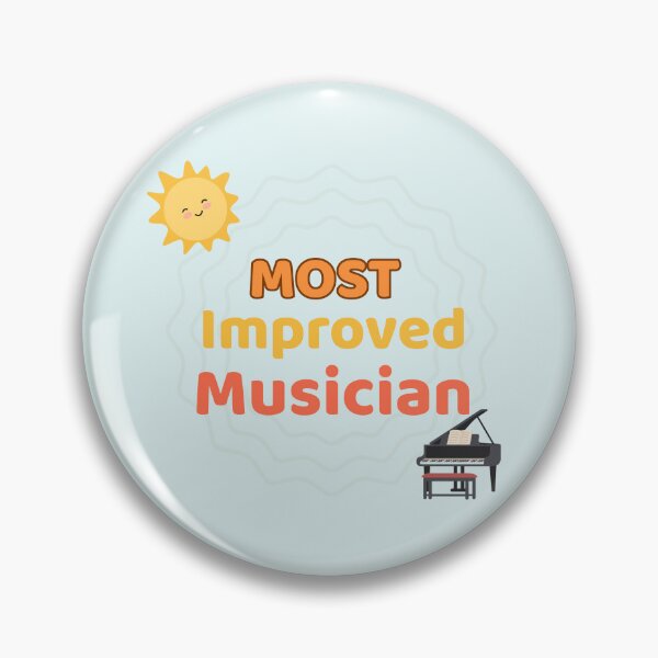 Item preview, Most Improved Musician for Piano Students - Piano Recital, Music Student Award, Teacher End of Year Gift designed and sold by ACube Piano Studio.