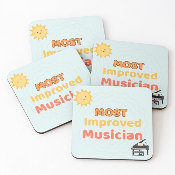 Item preview, Most Improved Musician for Piano Students - Piano Recital, Music Student Award, Teacher End of Year Gift designed and sold by ACube Piano Studio.