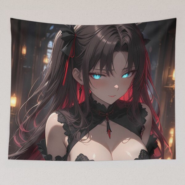 Item preview, Rin Tohsaka Fate Stay Night Crimson Gothic Night designed and sold by Spraykart.