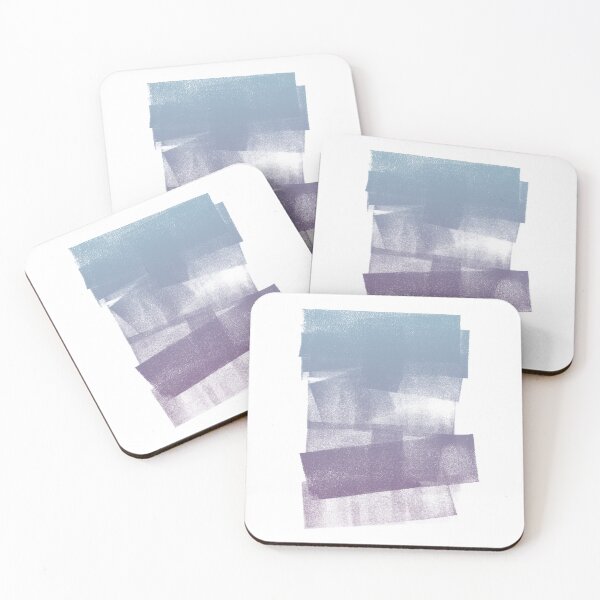 Item preview, Swatch Sample Textured Monoprint - Sky to Plum Gradient designed and sold by Irene Estelle.