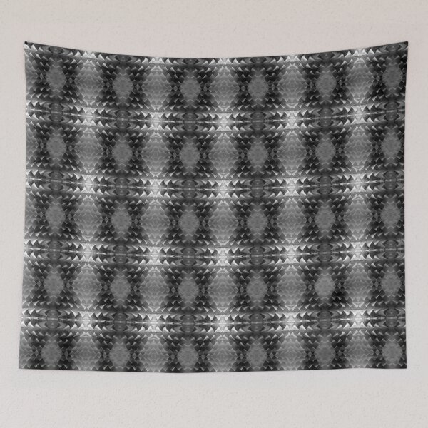 Item preview, Bold Scalloped Shell Pattern - Monochrome Wine Vat Texture designed and sold by MagpieSprings.