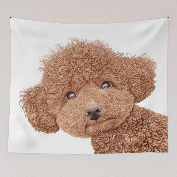 Item preview, Curious Poodle designed and sold by Valeriya Korenkova Kodamorkovkart.