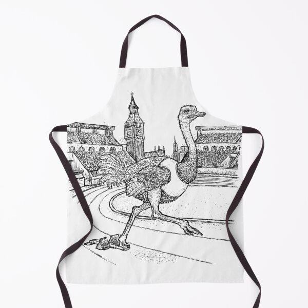 Item preview, Ostrich Sprinter London Track and Field Art designed and sold by wbhny.