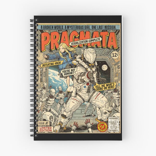 Item preview, PRAGMATA Vintage Retro Comic Cover Art designed and sold by Back2Collage.