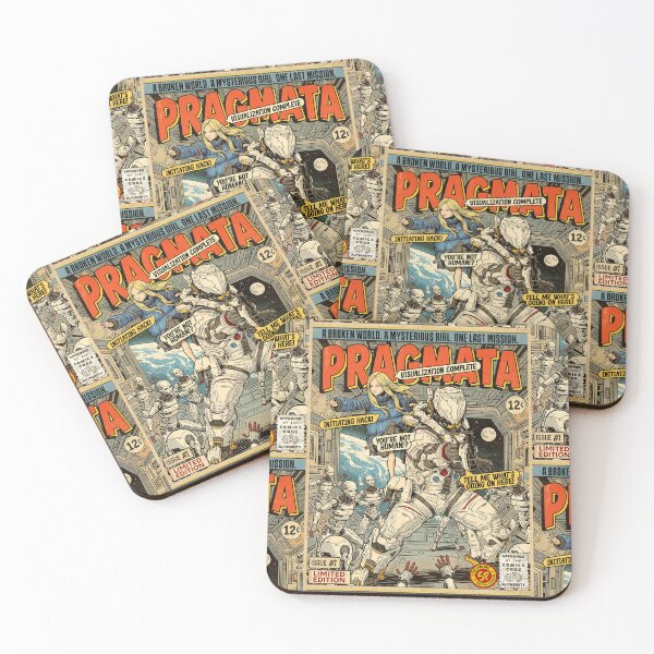 Item preview, PRAGMATA Vintage Retro Comic Cover Art designed and sold by Back2Collage.