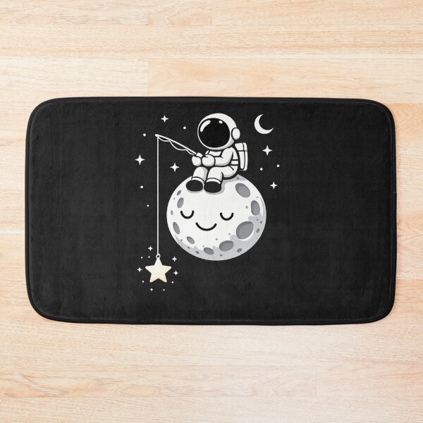 Item preview, Little Astronaut Fishing for Stars on the Moon designed and sold by Owcomm.