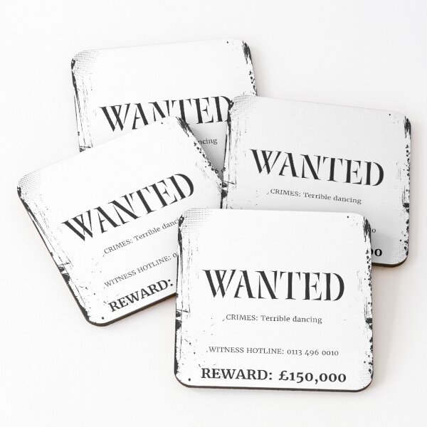 Item preview, WANTED: Terrible Dancing — Funny Grunge Wanted Poster | Hilarious Dance Humor Print | Sarcastic Party Wall Art & Graphic Tee Design designed and sold by SketchSyndicate.