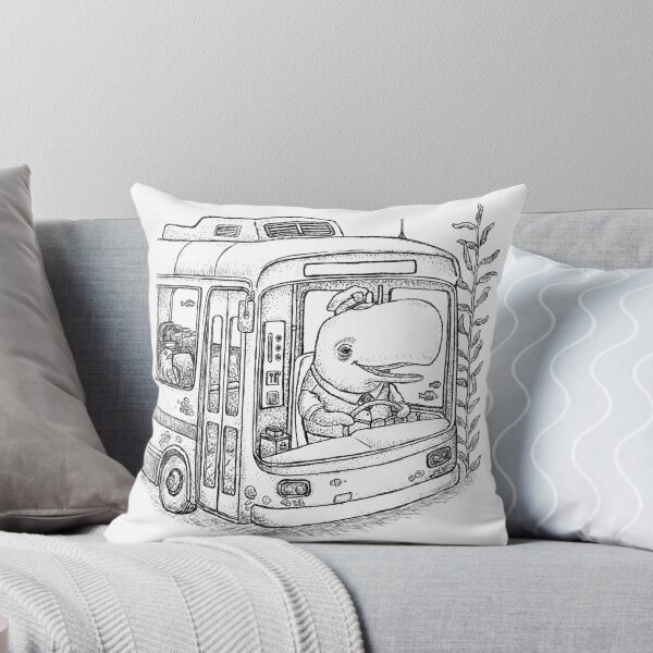 Item preview, Whale City Bus Driver Underwater Illustration designed and sold by wbhny.