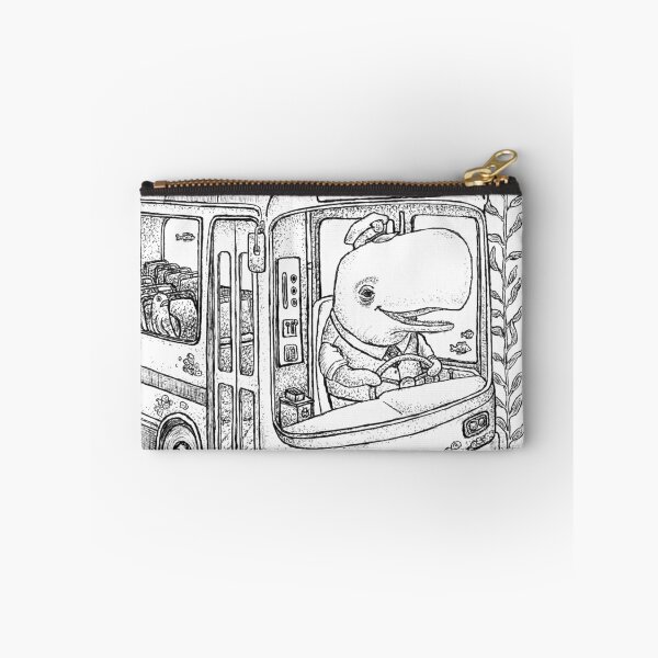 Item preview, Whale City Bus Driver Underwater Illustration designed and sold by wbhny.