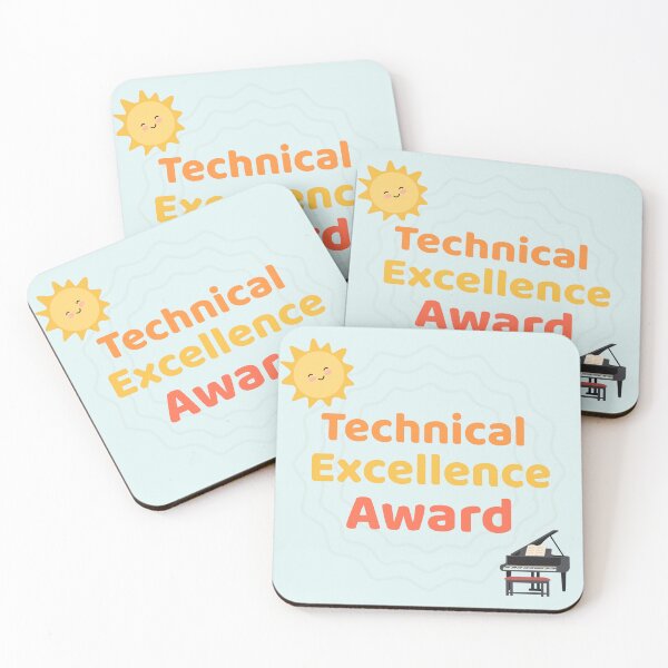 Item preview, Technical Excellence Award for Piano Students - Piano Recital, Music Student Award, Teacher End of Year Gift designed and sold by ACube Piano Studio.