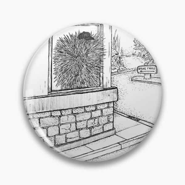Item preview, Sea Urchin Fast Food Drive Thru Underwater Art designed and sold by wbhny.