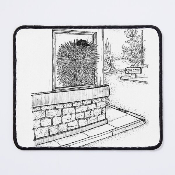 Item preview, Sea Urchin Fast Food Drive Thru Underwater Art designed and sold by wbhny.