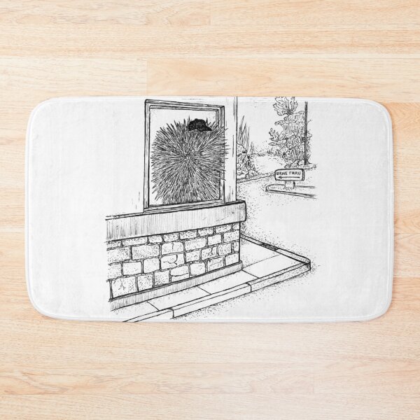 Item preview, Sea Urchin Fast Food Drive Thru Underwater Art designed and sold by wbhny.