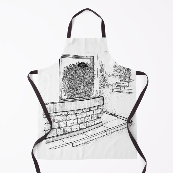 Item preview, Sea Urchin Fast Food Drive Thru Underwater Art designed and sold by wbhny.
