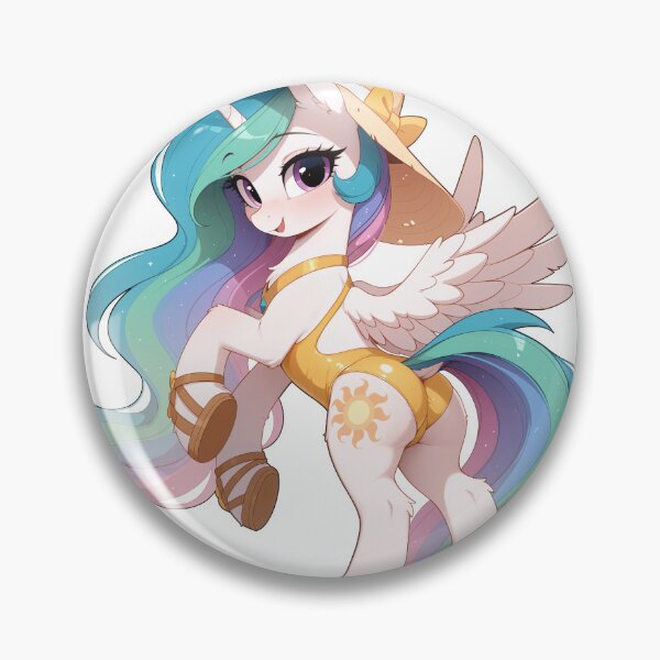 Item preview, Beach Pony Princess Celestia designed and sold by CeluniaMoon's Art - Cute Furry, Anime, and More! .