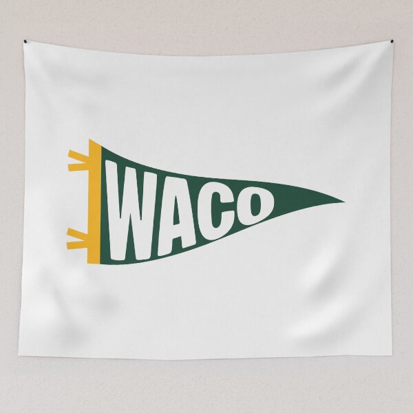 Item preview, Waco Texas Retro Collegiate Pennant designed and sold by Sparkledust Creations.