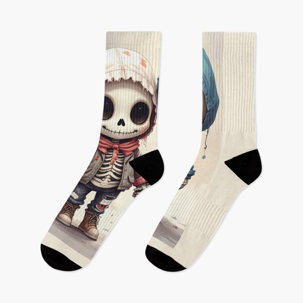 Item preview, Cute Kawaii Baby Grunge Skeleton Best Friends designed and sold by thelivingrp.