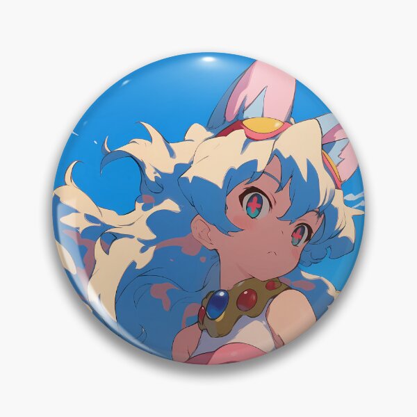 Item preview, Nia Teppelin Gurren Lagann Anime Girl Fantasy City Bright Blue Outdoors designed and sold by Spraykart.