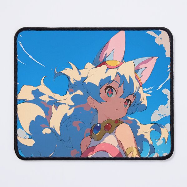 Item preview, Nia Teppelin Gurren Lagann Anime Girl Fantasy City Bright Blue Outdoors designed and sold by Spraykart.