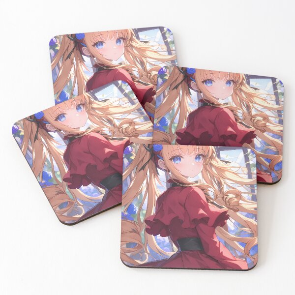 Item preview, Shinku Rozen Maiden Anime Girl Rose Garden Red Blue Elegant Indoors designed and sold by Spraykart.