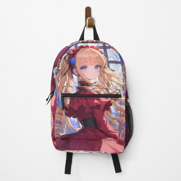 Artikelvorschau, Shinku Rozen Maiden Anime Girl Rose Garden Red Blue Elegant Indoors entworfen und verkauft von Spraykart.