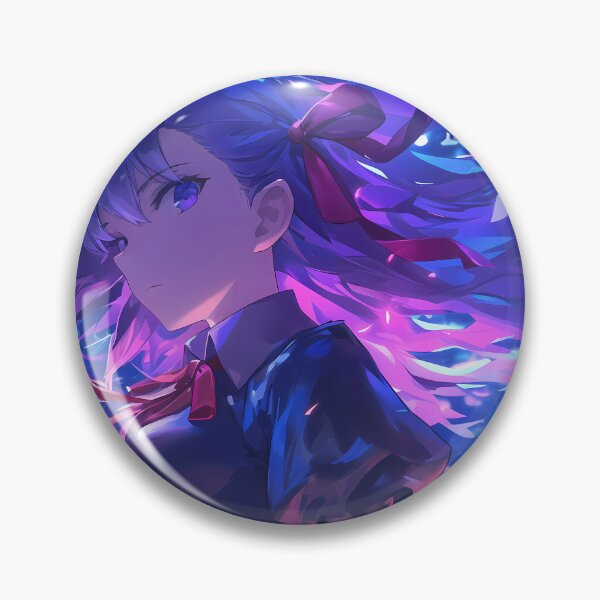 Item preview, Sakura Matou Fate Stay Night Anime Girl Magic Blue Purple Night Fantasy designed and sold by Spraykart.