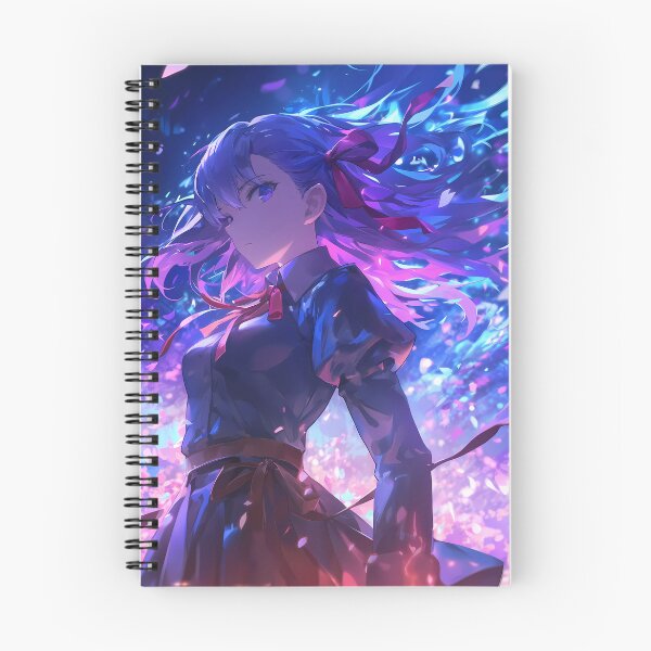 Item preview, Sakura Matou Fate Stay Night Anime Girl Magic Blue Purple Night Fantasy designed and sold by Spraykart.