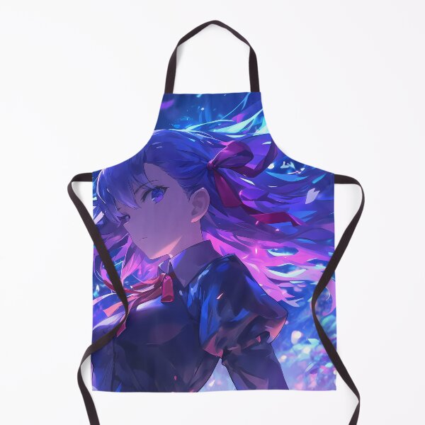 Item preview, Sakura Matou Fate Stay Night Anime Girl Magic Blue Purple Night Fantasy designed and sold by Spraykart.