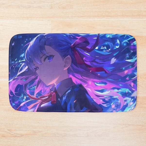 Item preview, Sakura Matou Fate Stay Night Anime Girl Magic Blue Purple Night Fantasy designed and sold by Spraykart.