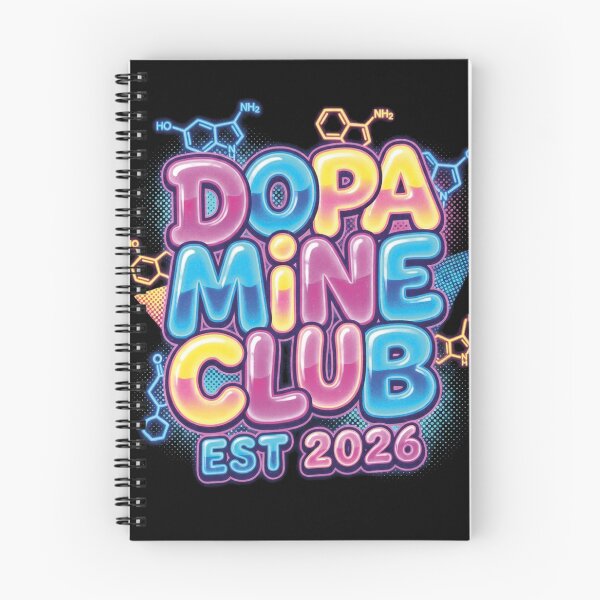 Item preview, Dopamine Club 2026 Neurodivergent Tee designed and sold by FlamaC.
