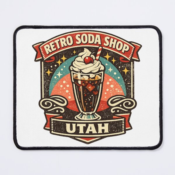 Item preview, Vintage Utah Soda Fountain Emblem designed and sold by Dresut.
