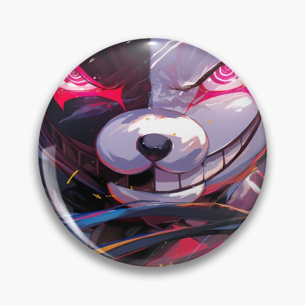 Item preview, Monokuma Danganronpa Anime Mask Black White Chaos Fire Intense designed and sold by Spraykart.