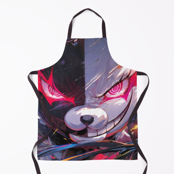 Item preview, Monokuma Danganronpa Anime Mask Black White Chaos Fire Intense designed and sold by Spraykart.