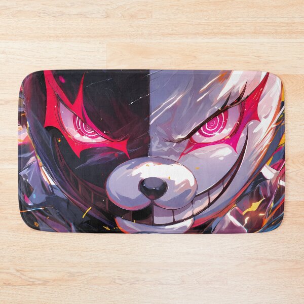 Item preview, Monokuma Danganronpa Anime Mask Black White Chaos Fire Intense designed and sold by Spraykart.