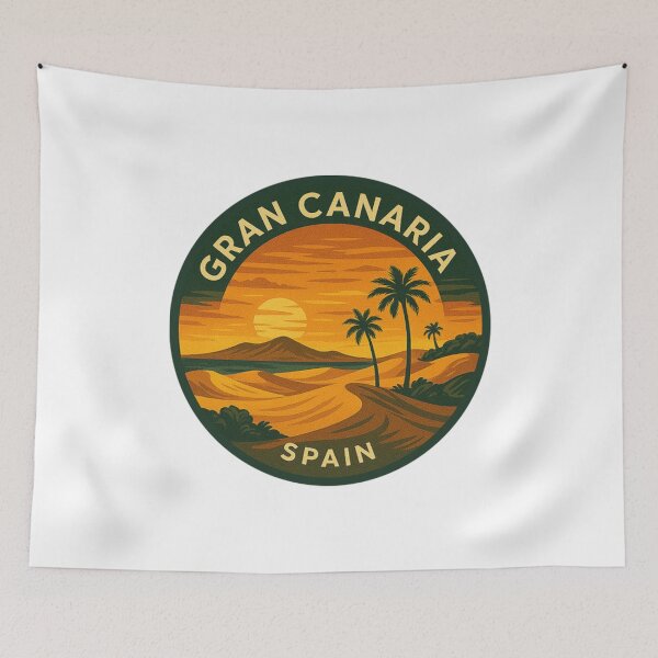 Item preview, Gran Canaria Canary Islands Vintage Travel designed and sold by Erstenenquis.