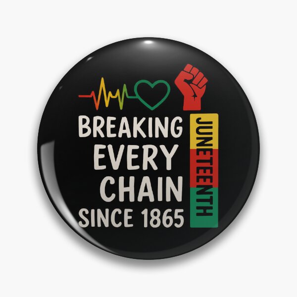Artikelvorschau, Juneteenth-Shirt, „Breaking Every Chain“-T-Shirt, Shirt zum Black History Month, Afroamerikanischer Stolz entworfen und verkauft von RamneekFraty.