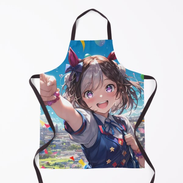 Item preview, Special Week Uma Musume Pretty Derby Anime Girl Festival Colorful Sky Balloons Celebration designed and sold by Spraykart.