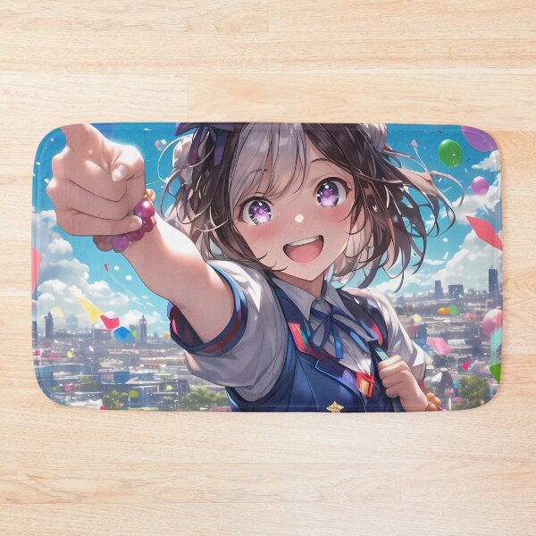 Item preview, Special Week Uma Musume Pretty Derby Anime Girl Festival Colorful Sky Balloons Celebration designed and sold by Spraykart.