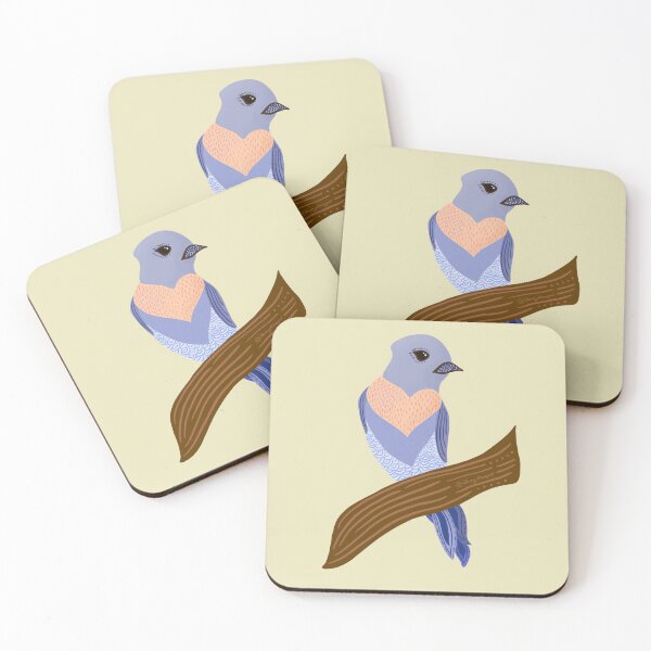 Item preview, Soft Bluebird Illustration designed and sold by DandelionGroveStudio.