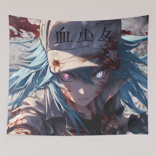 Item preview, Neutrophil Cells At Work Anime Warrior Blood Intense Battle Dark Action designed and sold by Spraykart.