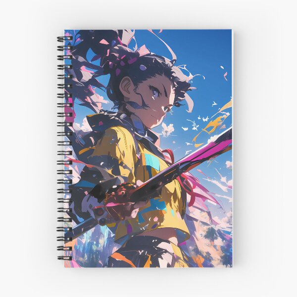 Item preview, Karen Araragi Bakemonogatari Anime Girl Sword Yellow Sky Motion Dynamic designed and sold by Spraykart.