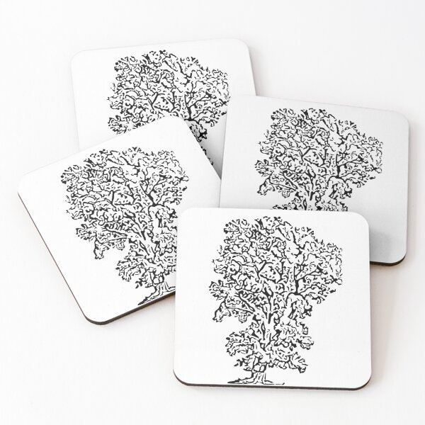 Item preview, Oak Tree Minimalist Line Print  designed and sold by DelynCreates.
