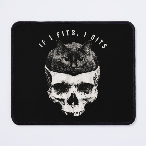 Item preview, If I Fits I Sits - Goth Cat Mom designed and sold by BobStudioZo.