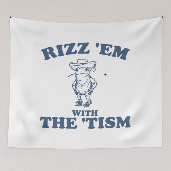 Item preview, Rizz Em With The Tism Vintage T-Shirt Funny Frog Shirt Meme Shirt Y2K Shirt Frog Meme Autism Awareness Shirt Vintage Cartoon designed and sold by RipleMalphite.