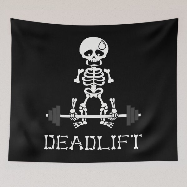 Artikelvorschau, Deadlift Gym Skeleton entworfen und verkauft von RipleMalphite.